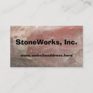 Ro Quartz Stone, visitkortsmall Visitkort