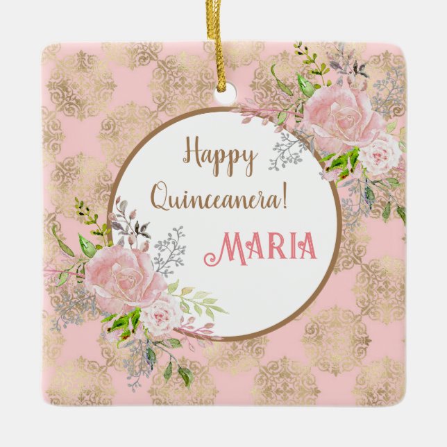 Ro  Quinceanera Ornament (Framsida)