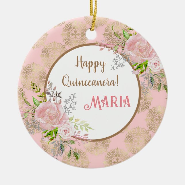 Ro  Quinceanera Ornament (Framsidan)