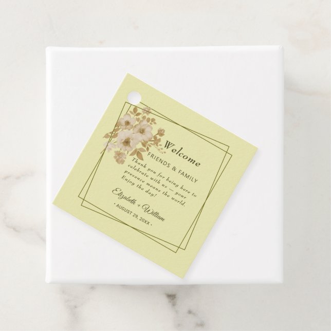 Ro Ram - den kelestiala Gulten Bröllop Gåvor Etiketter (På plats)