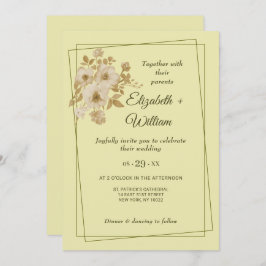 Ro Ram - den kelestiala Gulten Bröllop Inbjudningar