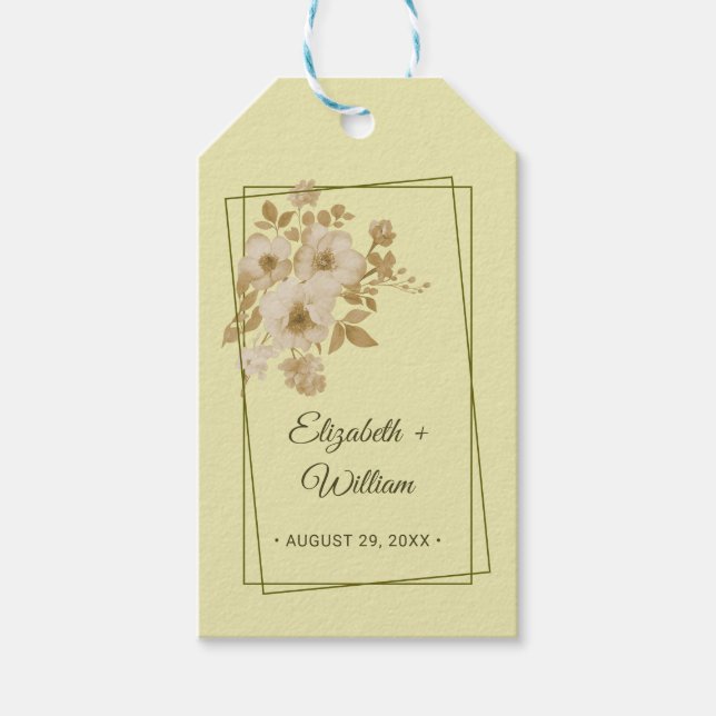 Ro Ram - den kelestiala Gulten Bröllop Presentetikett (Framsidan)