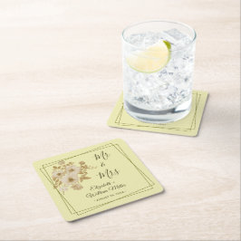 Ro Ram - den kelestiala Gulten Bröllop Underlägg Papper Kvadrat