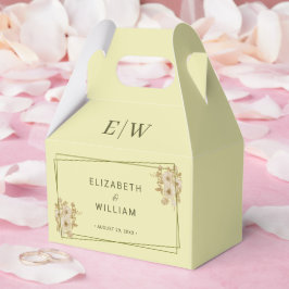 Ro Ram - Monogram Celestial Gult Bröllop Presentaskar