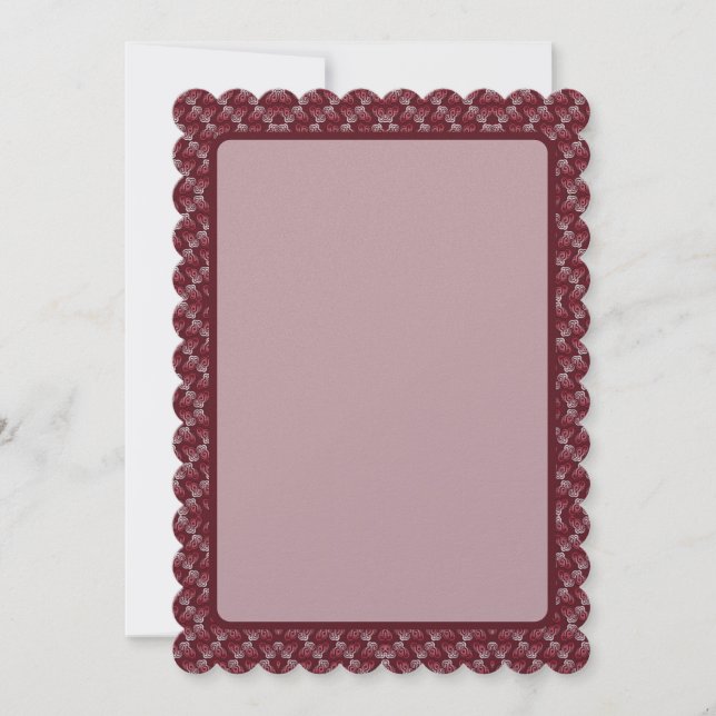 Ro Red Wave Julkort (Framsida)