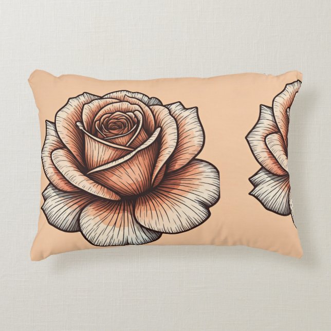 "Ro Reverie: Elegance for Your Dreams" Prydnadskudde (Framsidan)