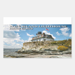 Ro, Rhode island Rektangulärt Klistermärke