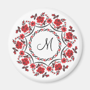 Ro ring Personlig Monogram Initial Magnet