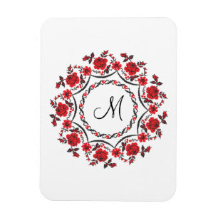 Ro ring Personlig Monogram Initial Magnet