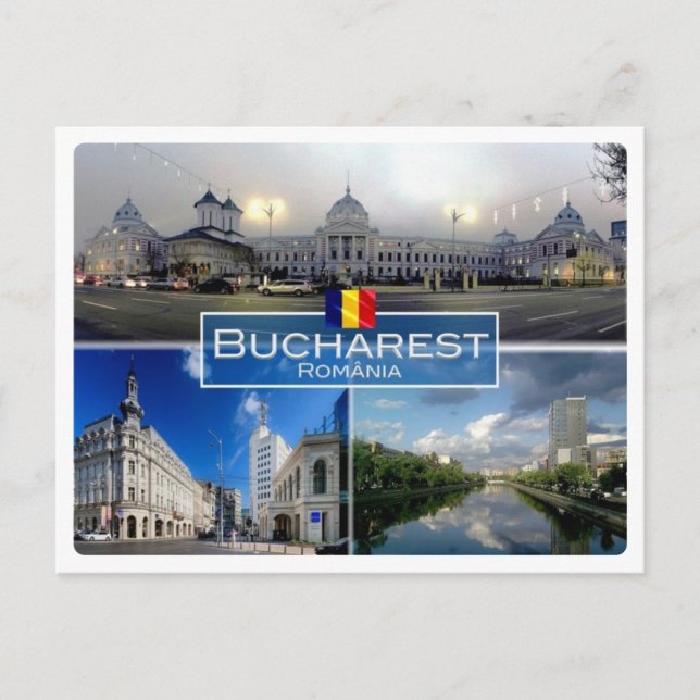 RO - România - Bukarest - Vykort (Framsida)