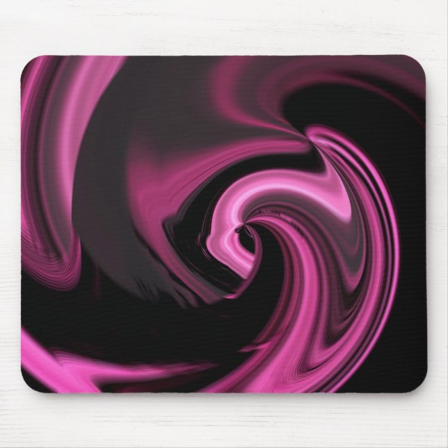 Ro Rosa Abstrakt Heart Mousepad Musmatta (Framsidan)