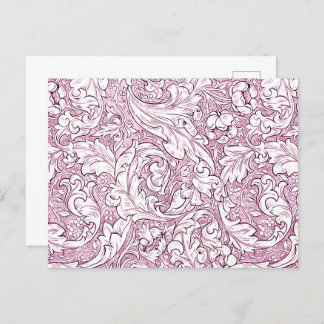 Ro Rosa Baroque Ornate Foliage Vykort