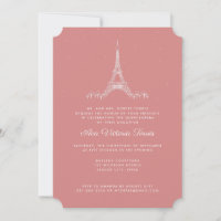 Ro Rosa Eiffel Torn under Stars Quinceañera