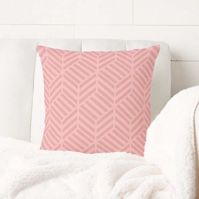 Ro Rosa Geometric Bedroom Dekorativ kudde (Skapare uppladdad)