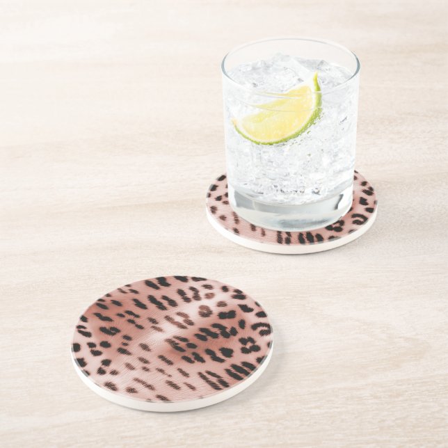 Ro  Rosa Leopard Underlägg (Sidan)