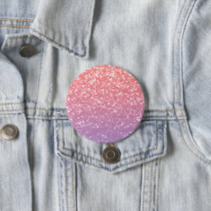 Ro rosa lila lavender faux sparkles glitter knapp