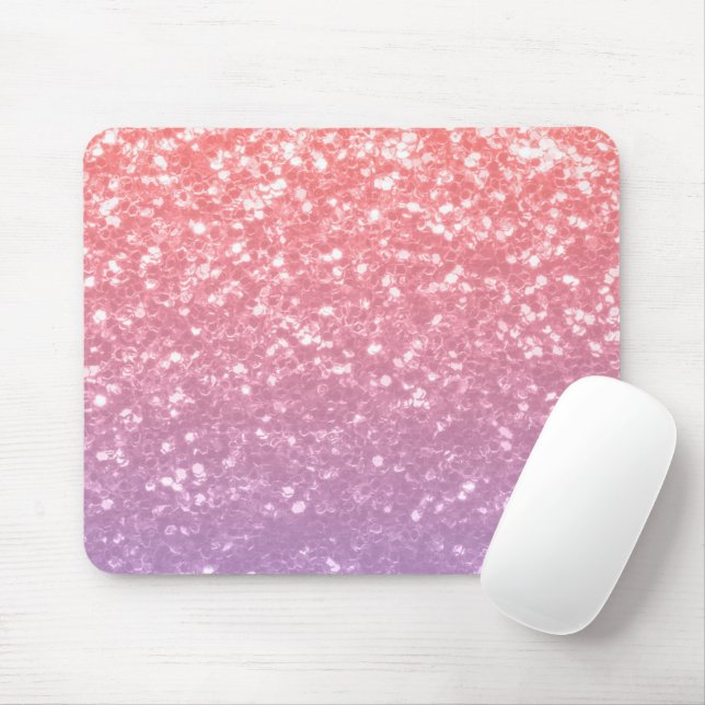 Ro rosa lila lavender faux sparkles glitter musmatta (Med mus)