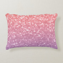 Ro rosa lila lavender faux sparkles glitter prydnadskudde