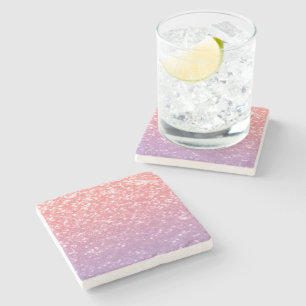 Ro rosa lila lavender faux sparkles glitter stenunderlägg