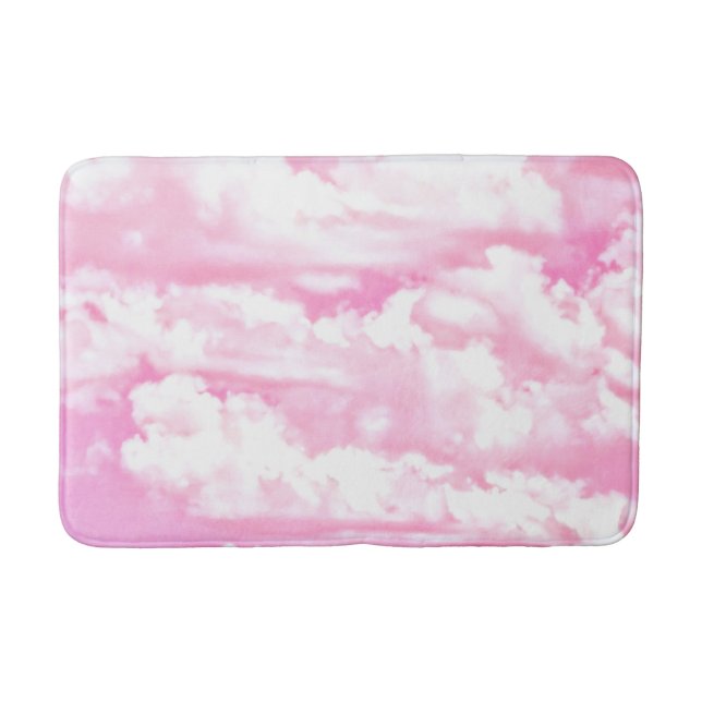Ro Rosa Lycklig Clouds Decor Badrumsmatta (Framsidan)