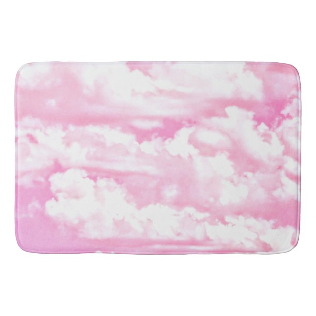 Ro Rosa Lycklig Clouds Decor Badrumsmatta (Framsidan)