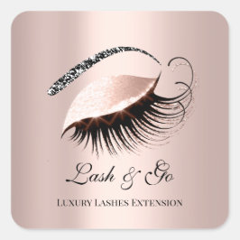 Ro Rosa Makeup Artist Lash Extension Microblade Fyrkantigt Klistermärke