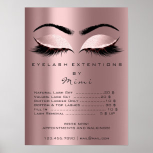 Ro Rosa Makeup Öga: pris som faller Poster