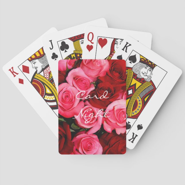 Ro, Rosa och röd Spel Kort (Baksidan)