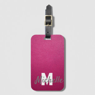 Ro rosa personlig namn bagagebricka