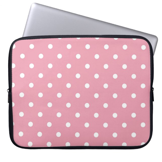 Ro Rosa Polka Dot Laptop sleeve (Framsidan)