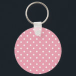 Ro Rosa Polka-pricknyckelkedjan Nyckelring<br><div class="desc">En vacker skugga av rosa som bara har ett rosenfärgat färg skapar den till mörk för ljusare, ljusare namn. En del av produkterna innehåller även motsvarande ro och vitt polka dots. De är ett tomt redo för arbetsytan för texten eller bilden.</div>