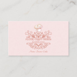 Ro Rosa Ram Bakery Bakers Logotyp Affärskort Visitkort