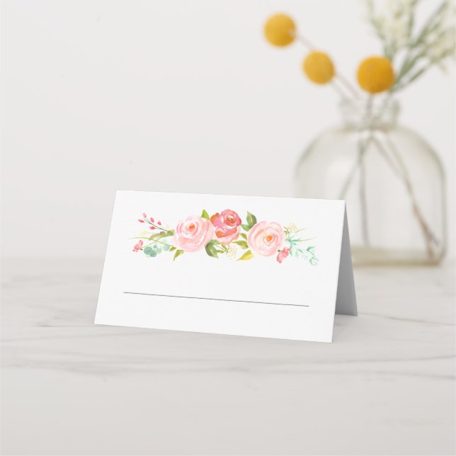Ro Rosa Religiösa-platskort Placeringskort (Framsida)