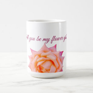 Ro, Rosa ros, blir du min blomma? Kaffemugg