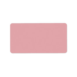  Ro Rosa Solid Färg | Klassisk | ELEGANT Adressetikett