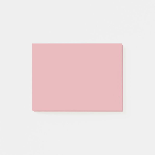  Ro Rosa Solid Färg | Klassisk | ELEGANT Post-it Block (Framsida)