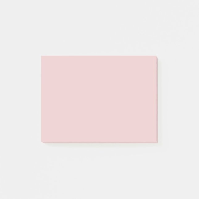 Ro Rosa Solid Färg Post-it Block (Framsida)
