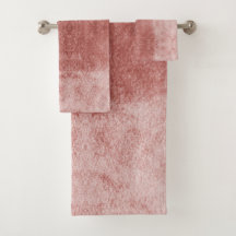 Ro rosa velvet Bath Tower eller velour flann