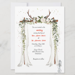 Ro Rustic Wood Ljus Greenery Vit ros Flora