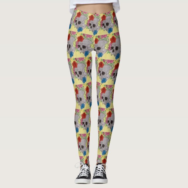 Ro Skullben av HAS Jewels Leggings (Framsida)
