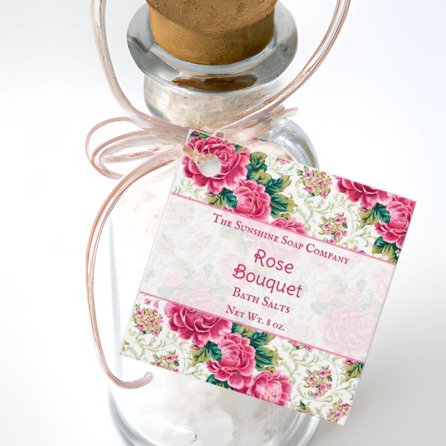 Ro Soap Cosmetics Bath Salts Märkre Gåvor Etiketter (Skapare uppladdad)