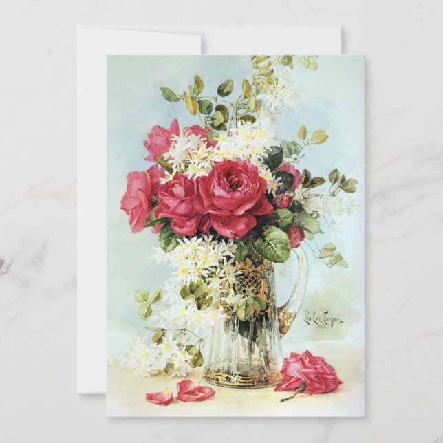 Ro som är nya från den trädgårds- möhippan inbjudningar (Framsida)