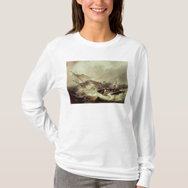 Ro som räddar skeppsbrutet tee shirt (Framsida)