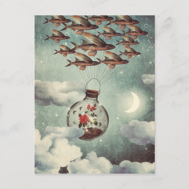 Ro som ville se världen vykort (Framsida)