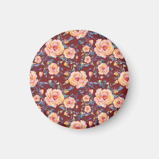 Ro, sömlös, röd bakgrund mönster magnet