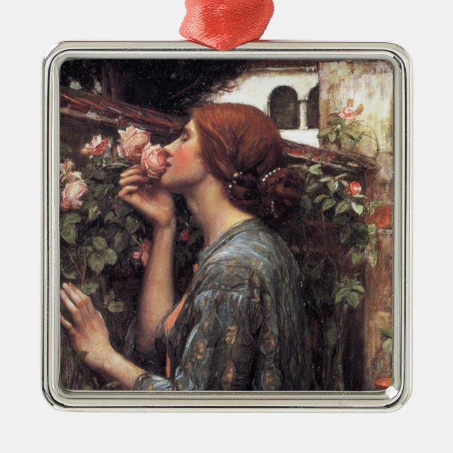 Ro Soul (av John William Waterhouse) Julgransprydnad Metall (Framsidan)