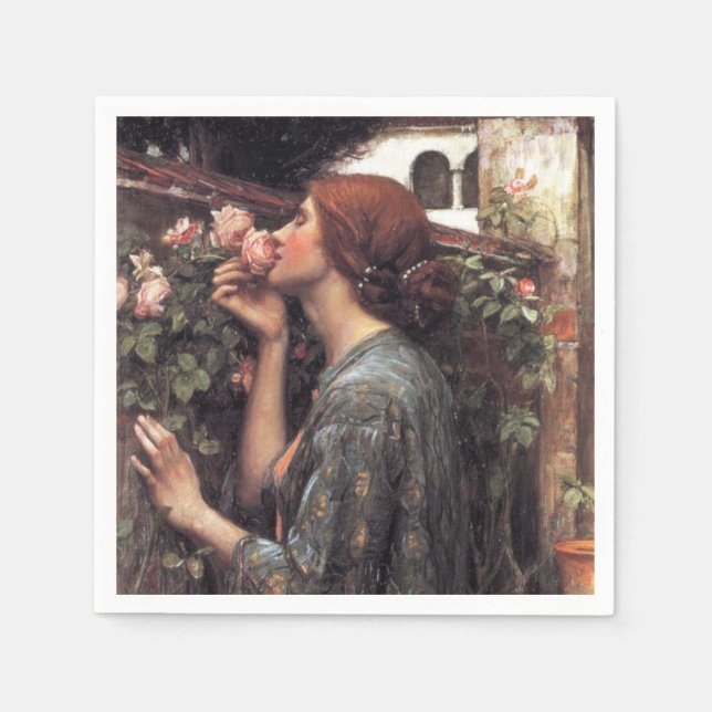 Ro Soul (av John William Waterhouse) Pappersservett (Framsidan)