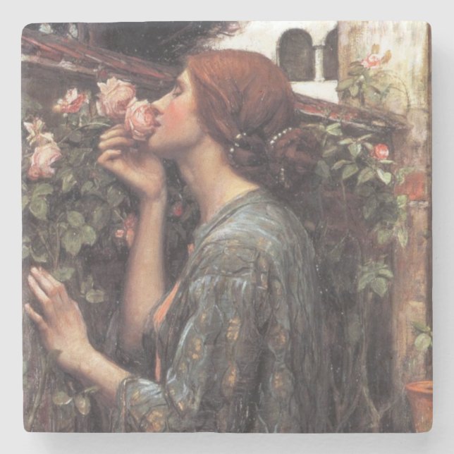Ro Soul (av John William Waterhouse) Stenunderlägg (Framsidan)