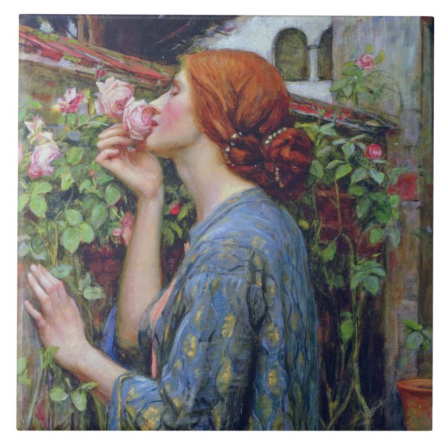 Ro Soul, John William Waterhouse Kakelplatta (Framsidan)