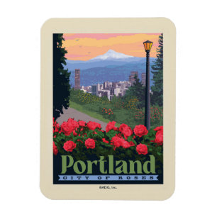 Ro stad Portland, Oregon Magnet